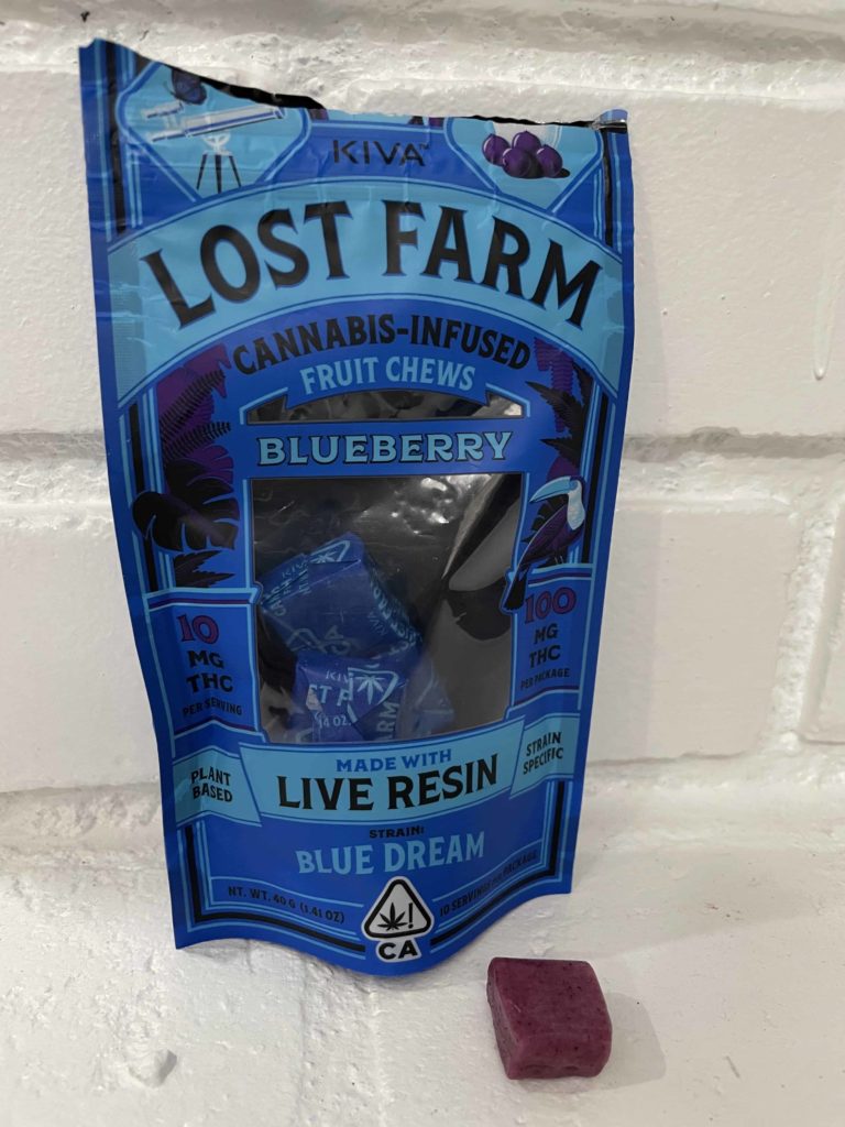 Kiva Confections Lost Farm Blueberry Chews